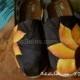 Sunflower Power Hand Painted TOMS Shoes - Chocolate Brown Canvas - Wedding Features
