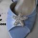 Wedding Shoes Blue Bridal Shoes Crystal Starfish -100 Additional Colors To Pick From
