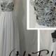 2015 Sexy Cutout Sides White Rhinestones Beaded Top Long Strapless Prom Dress, Womens White Sparkly Top Cutout Waist Strapless Formal Dress