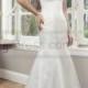 Mia Solano Satin Slim A-line Wedding Dress - Ainsley 