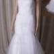 LJ207 stunning white ruching detailed sweetheart mermaid wedding dress