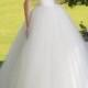 2015 New Oksana Mukha V-Neck Strap Tulle And Lace Applique Ball Gown Wedding Dressea Beadings Rhinestones Wedding Dresses Online with $124.61/Piece on Hjklp88's Store 