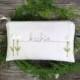 Personalized Bridal Bag, White Wedding Clutch, White Bridal Purse, Clutch for Bride Gift for Bride Ivory White MADE TO ORDER MamaBleuDesigns