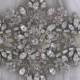Jewelled wedding sash - crystal belt - bridal sash  - Sweet