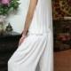 White Silk Pajamas Lounge Sleepwear Bridal Honeymoon Lingerie Wide Leg Cruise Wear