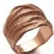 18k Rose Gold Ring , Handmade ring, Unisex Ring , Wedding Ring , Wedding Band, groom gold ring, Recycled gold, antique, art nouveau, vintage