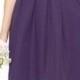 Women's Faille Scoop Neck Bridesmaid Dress w/Full Skirt - TEVOLIO