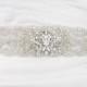 Crystal beaded bridal sash belt- wedding sash