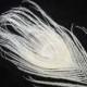 Multipack 8"-15" peacock bleached feathers plumes natural ivory white eyes and stalks