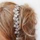 Silver Sparkly Headband, Silver Hair Accessories ,Silver Headband for women, Wedding  Headband,  Wedding Hair Accessories,  Bridal  Headband