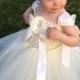 The Ivory Rose Christening Tutu Dress Set, Special Occassion Dress, Flower Girl Dress, Baptism tutu Dress, Birthday Tutu