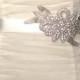 Flora  wedding sash, bridal sash belt, bridal accessories, crystal belt sash