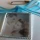 Something Blue Wedding Bouquet Memorial Photo Charm- PICTURE PRINTING INCLUDED