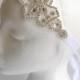 Wedding Headpiece, Bridal Headband, Rhinestone Headband, Fascinator, Wedding Hair Accessory, Ribbon Bridal Headband, prom, bridesmaid gift
