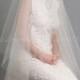 Drop Veil with Rhinestone Bridal Hair Comb, Bridal Veil, Wedding Veil, Crystal Hair Piece, Wedding Head Piece, Rhinestone Fascinator
