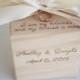 Ring Pillow Alternative -- Ring Bearer Block,with special script font