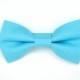 Turquoise Blue bow tie for Men,Boys and babies
