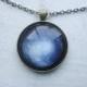 Necklace PLUTO planet pendant including chain Galaxy jewelry(7)