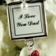 Swarovski Heart Bridal Bouquet Photo Charm Memorial Wedding Pendant
