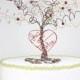 Wedding Cake Topper Personalized Tree With Heart