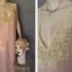 Exceptional, Gossamer Sheer Silk Chiffon 1920s Nightgown, Large Size, Bridal, Trousseau