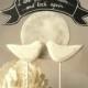Romantic Love Bird Cake Topper, Rustic Wood, Love Bird Wedding Cake Topper, I Love You to the Moon...