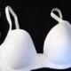 Olga 1960's Vintage Bra, White, Appliqued Lace, Smooth Padded Cups, Underwire, Size 38B