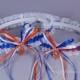 New York Mets Lace Wedding Garter Set