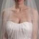 Bridal Veil Swarovski Crystal Rhinestones Scattered, Wedding Veil - Ginger Veil