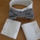 Pug or Small Dog Bowtie Collar and Cuffs