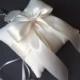 Pet Ring Bearer Pillow...Made in your custom wedding colors...shown in ivory/ivory