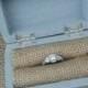 Rustic Ring Box - Ring Bearer Box - Rustic Wedding Decor - Wedding Keepsake - Proposal Box - Engagement Ring Bow
