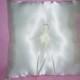 Wedding White  Satin Ring Bearer Pillow  (9" X 9")