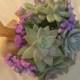 Wedding bouquet, Succulent bridal bouquet