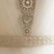 Vintage inspired bridal belt, wedding dress applique - Style R40 (Made to Order)