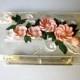 Seaside Wedding // Vintage 40s 50s Clear Etched Lucite Lid for Box Purse // Beautiful Seashell Floral Design // Repurpose