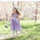 GIRL DRESS SALE flower girl dress - lilac baby dress - rustic flower girl dress - country flower girl dress - purple flower girl dress