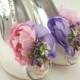 Vintage inspired bridal shoe clips satin bridal shoe clips shoe jewelry flower shoe clips bridal shoe clips