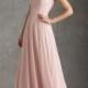 A line Strapless Chiffon Pink Bridesmaid DressesSKU: BM000181-ML