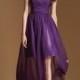 A-line Chiffon Strapless Natural Waist Floor-Length Zipper Sleeveless Ruching Grape Bridesmaid Dress