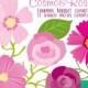 Clipart SALE Flower clip art - Clipart Rose & Cosmos Flowers Bouquet- Floral Collection for Weddings Scrapbooking Invitations