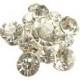 New Arrival - 5 Crystal Rhinestone buttons - Wedding Hair Accessories Shoe Clips Ring Pillow Bouquet RB-127 (22mm or 0.9 inch)