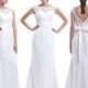 Straps Scoop Neck Lace Wedding Dress With Scalloped Edge, V back Long Ivory Lace Wedding Dress, Trumpet / Mermaid Lace Wedding Dress