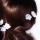 Silk flower pins, Bridal Hair Accessories, Bridal pins, Wedding Hair Pins, Rustic Wedding, Hair Flower