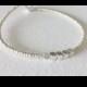 Silver nugget bracelet, grey bracelet, seed bead jewelry, seed bead bracelet, minimalist bracelet,beaded bracelet,bridesmaid gift, modern