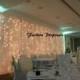 Led Backdrop Lights. Led Backdrops Drapes With Voile Organza  Wide By 10 Ft Long Complete Set