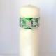 Green Unity Candle Emerald Unity Candle Bling Unity Candle Lace Unity Candle Wedding Candle Cheap Unity Candle Ribbon Color Choice