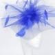 Royal Blue Fascinator Hat for Weddings, Races, and Special Events With Headband