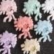 14pcs Resin flower Bouquet cabochon for Pendant Charm Craft Jewelry.