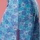 Vintage 1960s Barbizon Floral Slip - Half Slip Lingerie - Blue Bridal Fashions